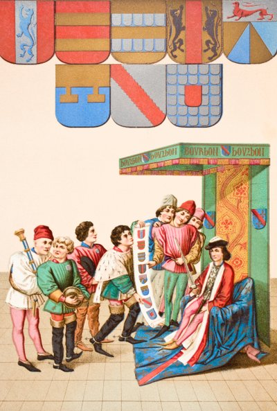 Display of armorial bearings by English School